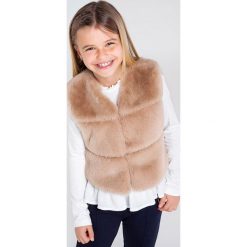 Mayoral - Bezrękawnik dziecięcy 128-167 cm. Brązowe kurtki dziewczęce Mayoral, bez wzorów, z poliesteru, bez kaptura. Za 175,90 zł.