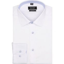 Koszula bexley 2618 długi rękaw slim fit biały. Białe koszule męskie marki Recman, m, bez wzorów, bez kołnierzyka, z długim rękawem. Za 139,00 zł.