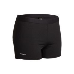 Spodenki tenisowe 900 damskie. Czarne szorty damskie marki ARTENGO, s, bez wzorów, z elastanu. Za 19,99 zł.