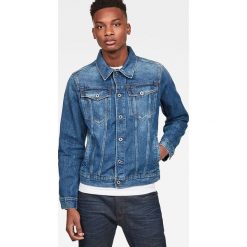 Kurtka dżinsowa "3301" - Slim fit - w kolorze niebieskim. Niebieskie kurtki męskie G-Star, xxl, bez wzorów, bez kaptura. W wyprzedaży za 335,95 zł.