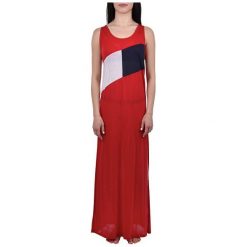 Tommy Hilfiger Clb Tank Dress Tango Dress Red UW0UW01525 -611 (rozmiar M). Czerwone spódniczki damskie TOMMY HILFIGER, m, bez wzorów. W wyprzedaży za 220,00 zł.