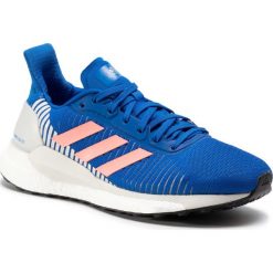 Buty adidas - Solar Glide St 19 W EE4305 Globlu/Ltflre/Greone. Niebieskie buty sportowe damskie Adidas, bez wzorów, z materiału, sportowe, do biegania. Za 599,00 zł.