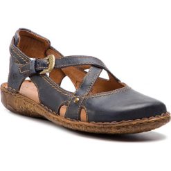 Sandały JOSEF SEIBEL - Rosalie 13 79513 95 530 Ocean. Niebieskie klapki damskie marki Josef Seibel, bez wzorów, ze skóry, bez obcasa. Za 299,00 zł.