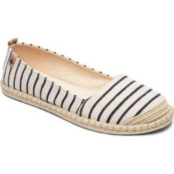 ROXY espadryle Felicity J Shoe Bkw Black/White 40. Czarne buty sportowe damskie Roxy, z nadrukiem, z włókna, sportowe. Za 169,00 zł.