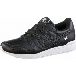Skórzane sneakersy "Gel Lyte" w kolorze czarnym. Czarne trampki męskie Nike, Adidas & Co., bez wzorów, na sznurówki. W wyprzedaży za 257,95 zł.