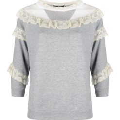 Twinset Bluza. Bluzy damskie Twin Set, w koronkowe wzory, z tkaniny, bez rękawów, bez kaptura. Za 459,00 zł.