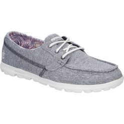 MOKASYNY SKECHERS 13727. Niebieskie mokasyny damskie marki Skechers. Za 179,99 zł.