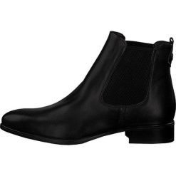Tamaris Damskie botki 1-1-25388-23-003 BlackLeather (rozmiar 38). Botki damskie Tamaris, z gumy, bez obcasa, bez zapięcia. W wyprzedaży za 257,00 zł.