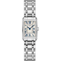 ZEGAREK LONGINES DOLCEVITA LADY DIAMONDS L5.258.0.71.6. Białe zegarki damskie LONGINES, ze stali. Za 8330,00 zł.