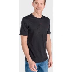 Armani Exchange Koszulka Czarny. Czarne podkoszulki męskie Armani Exchange, m, z haftami, z bawełny, z krótkim rękawem. Za 283,95 zł.