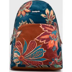 Desigual - Plecak. Brązowe plecaki damskie Desigual, z materiału. Za 349,90 zł.