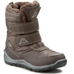 Buty zimowe chłopięce: Śniegowce KAPPA – Tundra Tex 260484K Brown 5050
