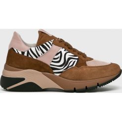 Tamaris - Buty. Pomarańczowe buty sportowe damskie Tamaris, ze skóry, sportowe. W wyprzedaży za 249,90 zł.