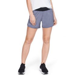 Under Armour Launch SW 5" Szorty Niebieski. Niebieskie szorty damskie Under Armour, l, bez wzorów, z poliesteru. Za 171,95 zł.