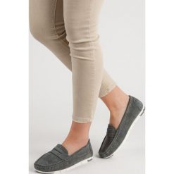 SZARE SKÓRZANE MOKASYNY. Szare mokasyny damskie FILIPPO. Za 159,90 zł.