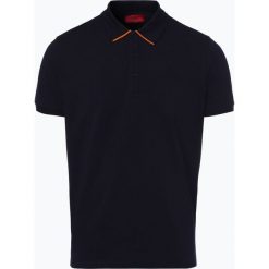 HUGO - Męska koszulka polo – Dyler, niebieski. Niebieskie koszulki polo męskie marki HUGO, s, w kolorowe wzory. Za 279,95 zł.