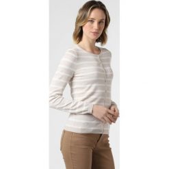 Marie Lund - Kardigan damski, beżowy. Brązowe swetry damskie Marie Lund, xxl, w paski, z dzianiny. Za 179,95 zł.
