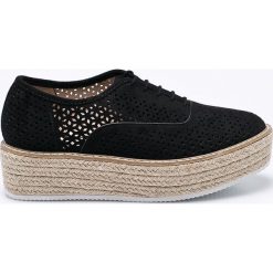 Corina - Espadryle. Czarne espadryle damskie marki Corina, z materiału, na platformie. W wyprzedaży za 49,90 zł.