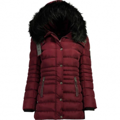 Parka "Dall" w kolorze bordowym. Czerwone parki damskie marki Canadian Peak, s, z aplikacjami. W wyprzedaży za 409,95 zł.