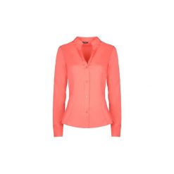 Koszule Guess 62G403-7769Z-E421-0. Czerwone koszule damskie Guess, z aplikacjami, bez kołnierzyka, bez rękawów. Za 179,00 zł.