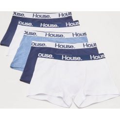 5 pack bokserek Wielobarwn. Szare bokserki męskie marki House, bez wzorów. Za 69,99 zł.