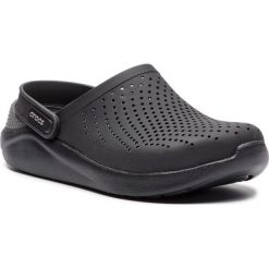 Klapki CROCS - Literide Clog 204592 Black/Slate Grey. Czarne klapki damskie Crocs, bez wzorów, z tworzywa sztucznego, bez obcasa. Za 239,00 zł.