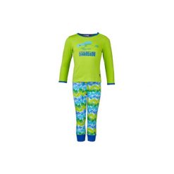 LEGO WEAR Duplo Boys Piźama ASKE 902 lime. Zielone bielizna chłopięca marki LEGO Wear, w kolorowe wzory, z bawełny. Za 85,00 zł.