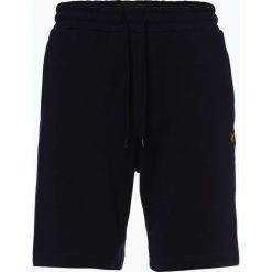 Lyle & Scott - Spodenki męskie, niebieski. Niebieskie spodenki sportowe męskie marki Lyle & Scott, m, bez wzorów, z dresówki, na fitness i siłownię. Za 249,95 zł.