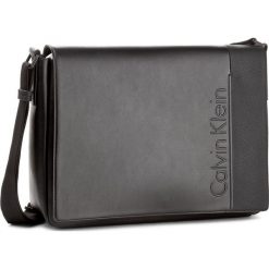 Torba CALVIN KLEIN BLACK LABEL - Elevated Logo Messenger With Flap K50K503609 001. Czarne torby na laptopa marki Calvin Klein Black Label. W wyprzedaży za 479,00 zł.