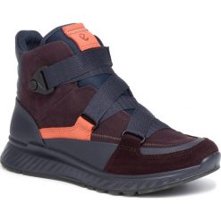 Sneakersy ECCO - St.1 W 83631351650 Fig/Night Sky/Apricot. Fioletowe półbuty damskie ecco, ze skóry. W wyprzedaży za 449,00 zł.
