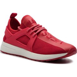 Sneakersy VERSACE JEANS - E0YTBSD1 70922 500. Czerwone sneakersy męskie Versace Jeans, na co dzień, bez wzorów, z jeansu, bez zapięcia. W wyprzedaży za 349,00 zł.