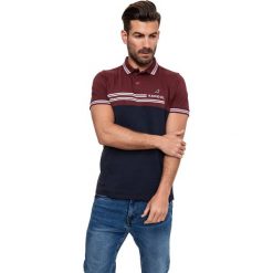 Koszulka w kolorze bordowym. Koszulki męskie Lonsdale, Kangol. W wyprzedaży za 59,95 zł.
