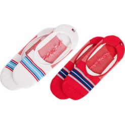 Zestaw 2 par stopek damskich TOMMY HILFIGER - 393014001 White/Blue/Red 105. Skarpetki damskie TOMMY HILFIGER. Za 49,99 zł.