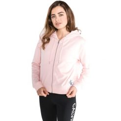Calvin Klein Bluza Różowy. Różowe bluzy damskie Calvin Klein, m, bez wzorów, z bawełny, bez rękawów, bez kaptura. Za 464,95 zł.