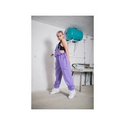 Ogrodniczki Dungarees In Lilac. Fioletowe spodnie damskie Rest_factory, s, z satyny. Za 249,00 zł.