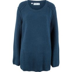 Swetry damskie: Sweter dzianinowy ze szwami na prawej stronie, z kolekcji Maite Kelly bonprix ciemnoniebieski