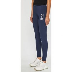 EA7 Emporio Armani - Legginsy. Niebieskie spodnie damskie EA7 Emporio Armani, s, z elastanu. W wyprzedaży za 199,90 zł.