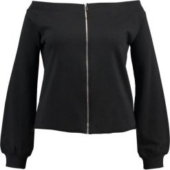 Bluzy rozpinane damskie: Missguided Plus BARDOT ZIP THROUGH Bluza black