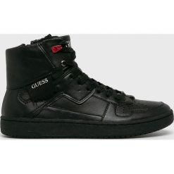Guess Jeans - Buty. Czarne buty sportowe męskie Guess Jeans, z jeansu, na sznurówki. Za 529,90 zł.