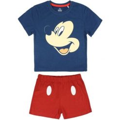 Disney Piżama Chłopięca Mickey 116 Czerwony/Niebieski. Czerwone bielizna chłopięca Disney, z motywem z bajki, bez rękawów. Za 45,00 zł.