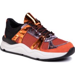 Sneakersy GEOX - D Topazio A D02GDA 014BN C2T7L Orange/Dk Orange. Pomarańczowe półbuty damskie Geox, na co dzień, bez wzorów, ze skóry ekologicznej, bez obcasa, na płaskiej podeszwie, bez zapięcia. Za 539,00 zł.