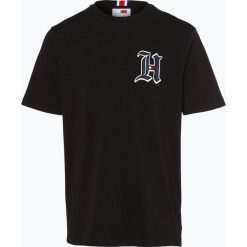 Tommy Hilfiger - T-shirt męski – Lewis Hamilton, czarny. Szare t-shirty męskie marki TOMMY HILFIGER, z bawełny. Za 179,95 zł.