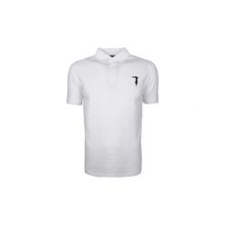 Koszulki polo z krótkim rękawem Trussardi 32T00134 1T002730 / Polo 3 Bottoni. Białe koszulki męskie Trussardi, xl, bez wzorów, polo, z krótkim rękawem, krótkie. Za 199,00 zł.