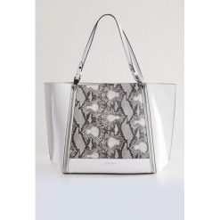 Shopper bag damskie: Torba z motywem wężowej skóry II