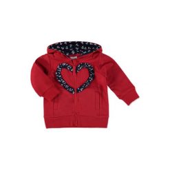 Bluzy niemowlęce: Pink or blue Bluza z kapturem red