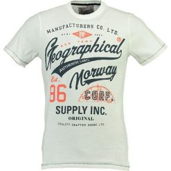 T-shirty męskie z nadrukiem: Koszulka w kolorze białym