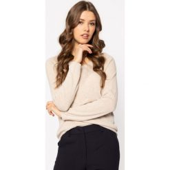 Sweter Max Mara Leisure 33610906. Brązowe swetry damskie Max Mara Leisure, xl, bez wzorów, z bawełny, klasyczne, bez rękawów, bez kaptura. W wyprzedaży za 579,00 zł.