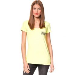 T-shirty damskie: Koszulka „Badigana” w kolorze żółtym