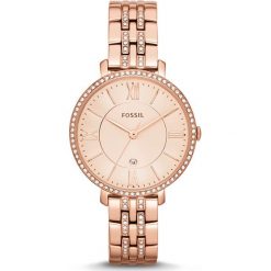 FOSSIL - Zegarek ES3546. Żółte zegarki damskie Fossil, ze stali. Za 599,90 zł.