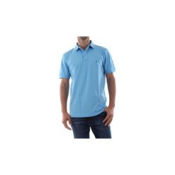 Koszulki polo z krótkim rękawem Tommy Hilfiger MW0MW09733 REGULAR POLO. Niebieskie koszulki męskie TOMMY HILFIGER, m, bez wzorów, z krótkim rękawem. Za 230,11 zł.